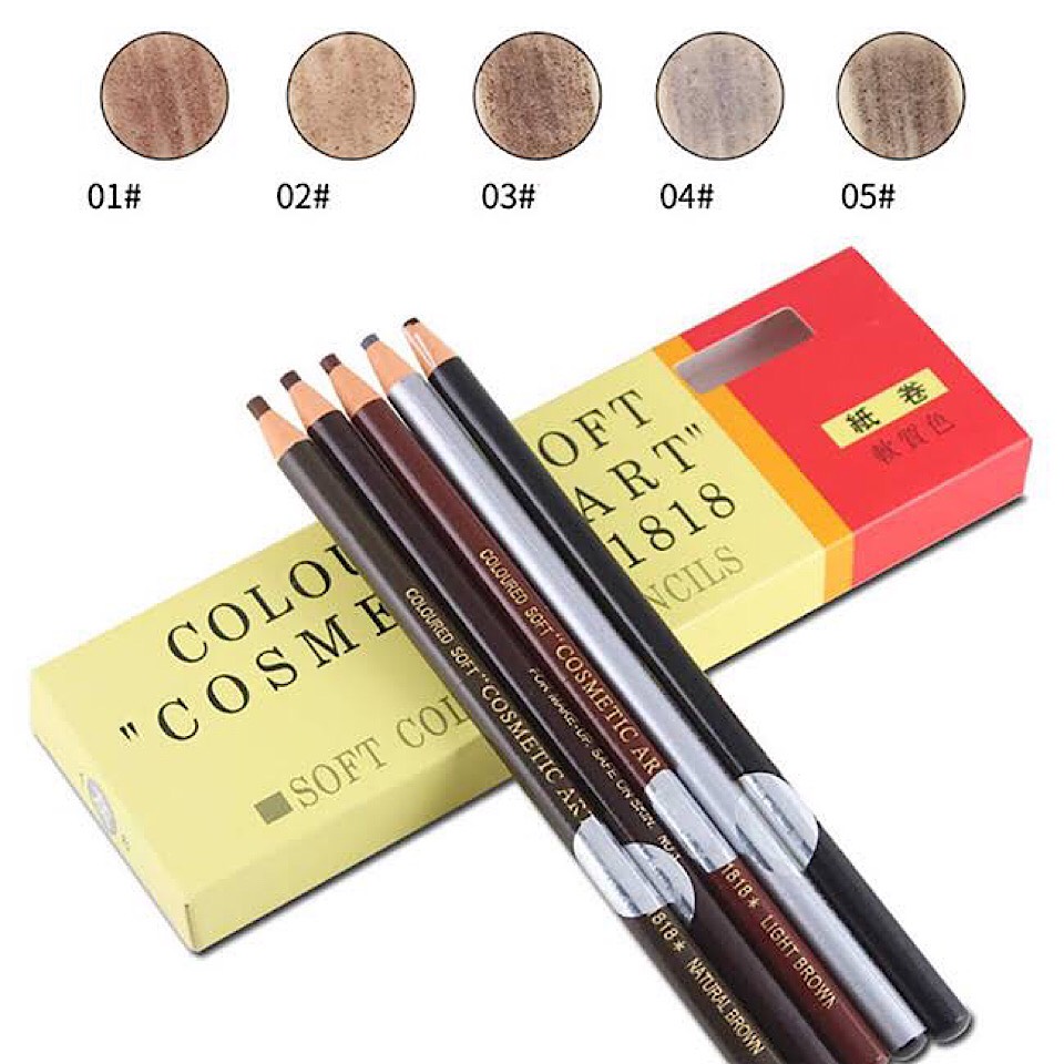 CHÌ XÉ KẺ CHÂN MÀY COLOURED SOFT COSMETIC ART EYEBROW PENCIL